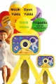 Dijital Fotoğraf Makinesi Çocuk Mini 1080p Hd Kamera Selfie Tripotlu Ön Arka Kamera