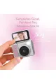 2k Mini Dijital Retro Video Kamera Flaşlı Dijital Vlog Mini Fotoğraf Makinesi Türkçe Menü Pembe