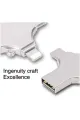 Otg 4in1 Cep Telefonu Çok Fonksiyonlu Usb Flash Bellek 64 Gb Type-c, Micro Sd Ve Kart Okuyucu