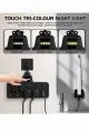 Termal Akım Korumalı 4’lü Duvar Tipi Priz 2x Usb 2x Type-c Çıkışlı Grup Priz Çoğaltıcı Siyah (2500w)