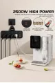 Termal Akım Korumalı 4’lü Duvar Tipi Priz 2x Usb 2x Type-c Çıkışlı Grup Priz Çoğaltıcı Siyah (2500w)