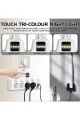 Termal Akım Korumalı 4’lü Duvar Tipi Priz 2x Usb 2x Type-c Çıkışlı Grup Priz Çoğaltıcı Beyaz (2500w)