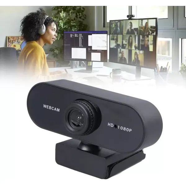 Webcam Orjınal Hd 1080p Konferans Kamera Dahili Mikrofon Görüntülü Sohbet Yayın Kamerası Hd Video