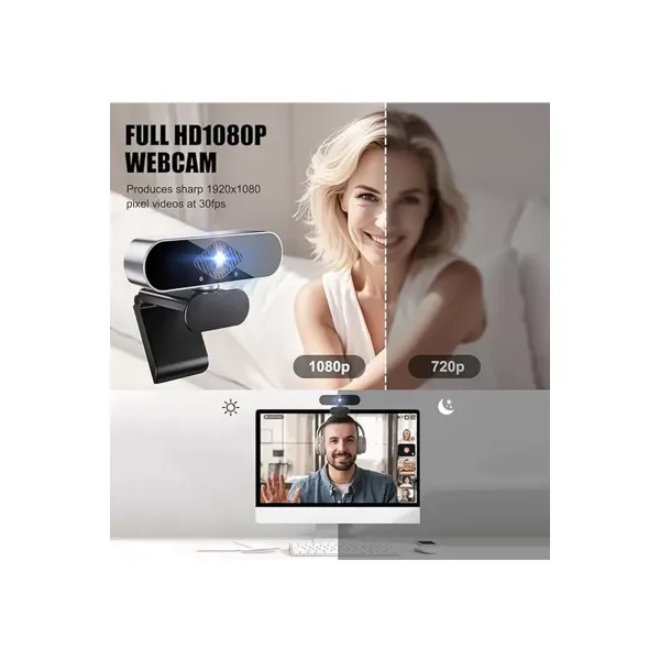 Webcam Orjınal 1080p Hd Konferans Kamera Dahili Mikrofon Görüntülü Sohbet Yayın Kamerası Hd Video Ae-104