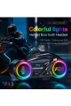 Y13 Motor Kask Kulaklık Rgb Modlu Radyolu Motosiklet Kulaklık 5.3 Bluetooth Intercom