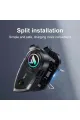 Y80 Motosiklet Kask Kulaklık Intercom Işıklı Motorsiklet Interkom