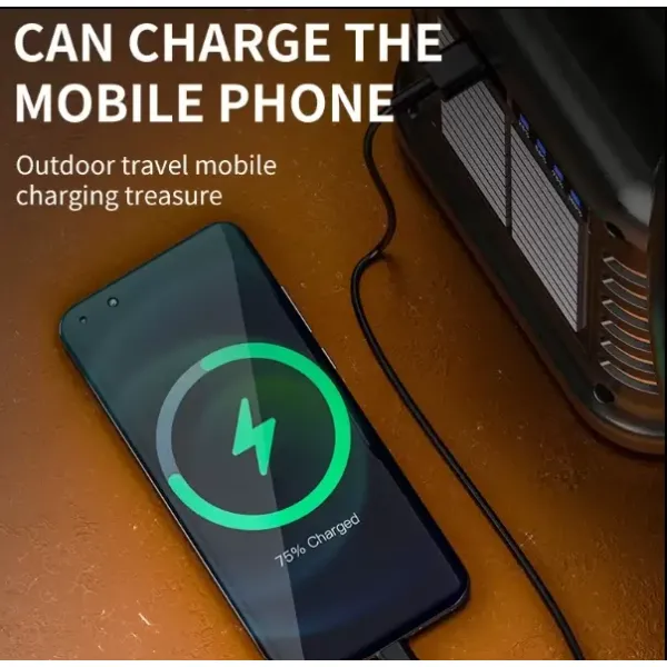 Wıson Ws-4343 Çok Fonksiyonlu Solar Şarjlı Powerbanklı Kamp Lambası