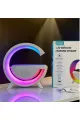 Akıllı Masa Lambası Hoparlör Led Işık & Kablosuz Şarj Alk2289