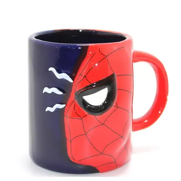 3d Spiderman Tasarımı Porselen Kupa Bardak Alk4495