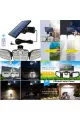 Solar Panelli Uzaktan Kumandalı 122 Led Bahçe Aydınlatması