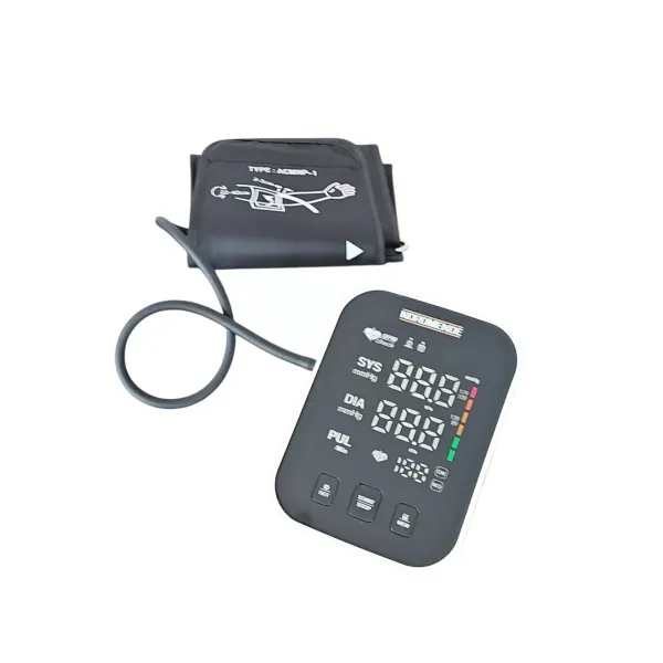 Türkçe Konuşan Şarjlı Dijital Tansiyon Aleti | Büyük Lcd Ekran, Otomatik Kol Tipi, Hafızalı