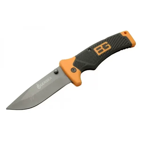 Bear Grylls 113 Turuncu Kamp Çakı 21cm - Manuel, Kemerlikli