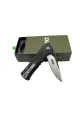 Crkt Muskie 202 Bk Siyah Kamp / Outdoor Çakı 18 Cm - Yarı Otomatik, Kemerlikli, Kutulu