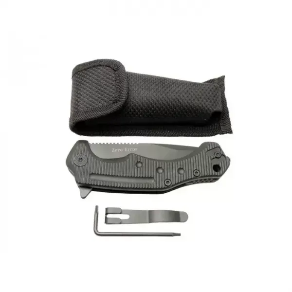 Zero Error 7-12 Black Çakı 22 Cm Manuel, Kemerlikli