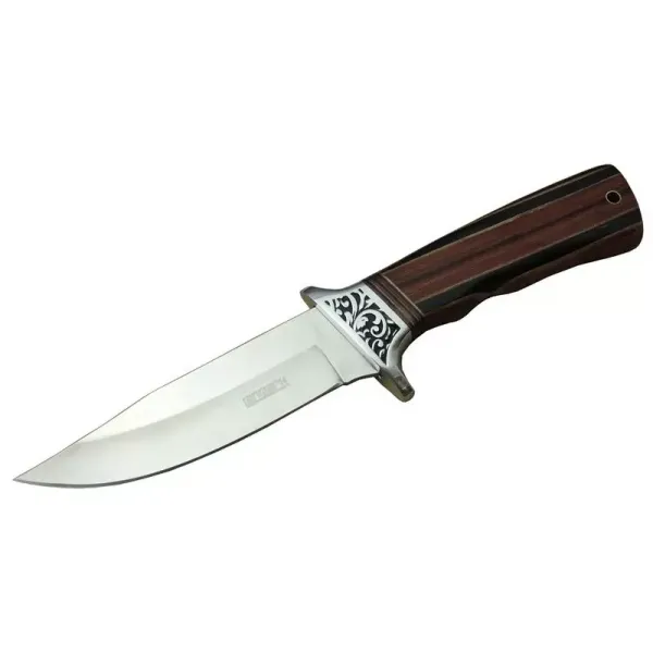 A058-1 Kamp Bıçağı 26,5 Cm - Ahşap Sap, Kılıflı