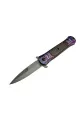 Çakı Mor 22 Cm Yarı Otomatik , Kemerlikli