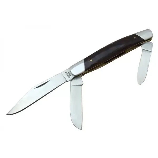 K-15 Falkon Üç Ağızlı / Üçlü Çakı 18 Cm - Ahşap Saplı, Manuel