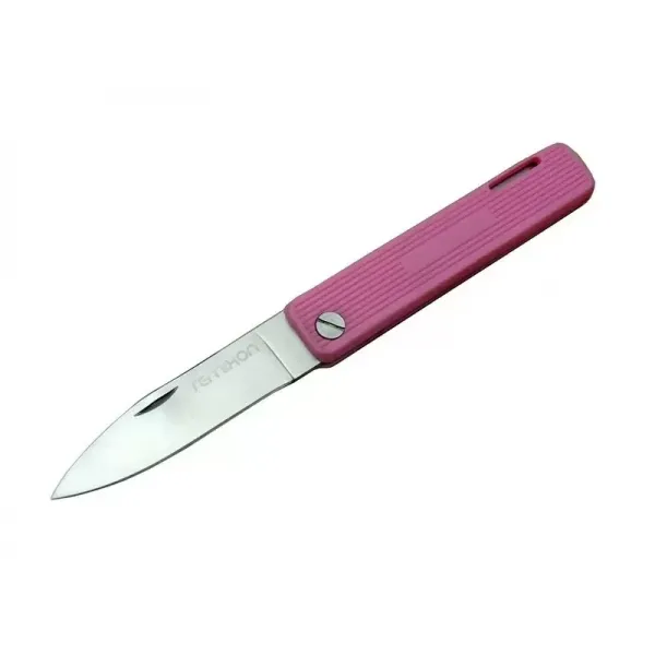 Remixon K200pink Kamp / Bahçe Çakı Pembe 18 Cm - Manuel, Plastik Sap