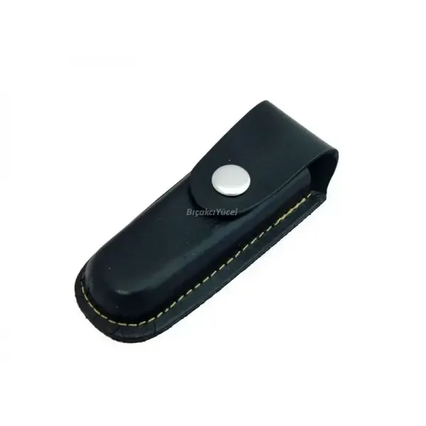 Hakiki Deri Çakı Kılıfı No:0 - 10 Cm, Kemerlikli