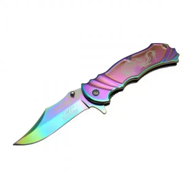 Mc S Collection 20 Cm Kamp / Outdoor Çakı  - Yarı Otomatik, Kemerlikli, Kutulu