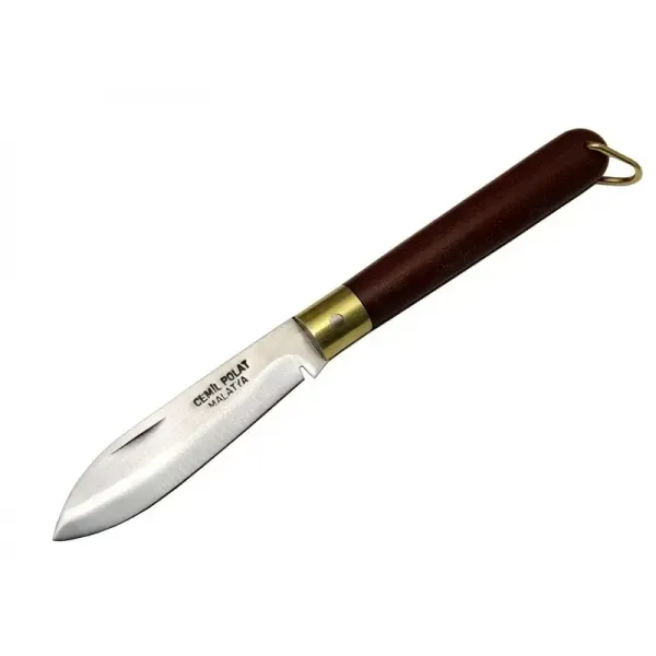 Malatya Beydağı  Tk 18 Kahverengi Kamp Çakı 18cm - Manuel, Fiber Sap