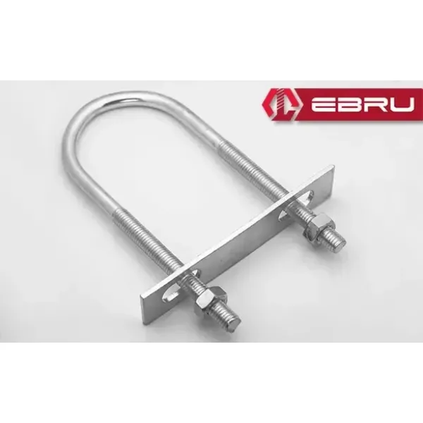 U Civata, Karşılık Demiri + Somunlu - M8x35 - 25 Set