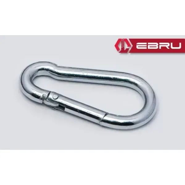 Yaylı Karabina, Çengel, Kanca 4mm - 50 Adet