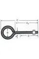 Kapalı Metrik Kanca M5 / 21x100 - 100 Adet