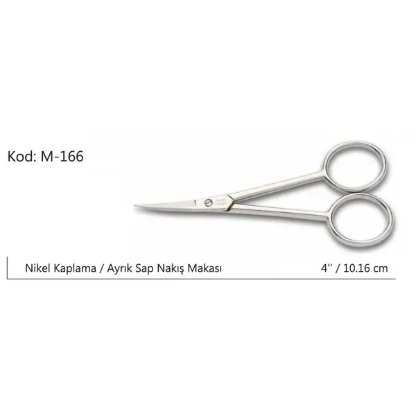 Europe Ayrık Saplı Nakış Makası Süper Kalite No:4 10,16 Cm