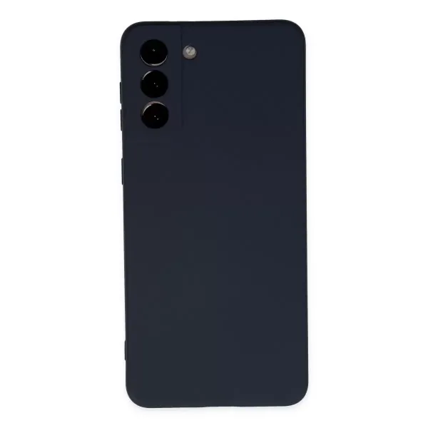 Samsung Galaxy S21 Plus Kılıf Nano İçi Kadife Silikon - Lacivert
