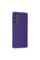 Samsung Galaxy S21 Ultra Kılıf Nano İçi Kadife Silikon - Mor