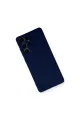 Samsung Galaxy S21 Ultra Kılıf Nano İçi Kadife Silikon - Lacivert