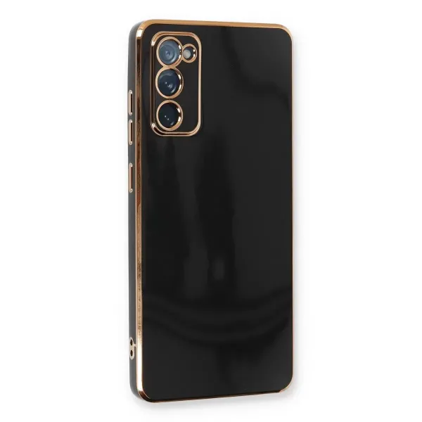 Samsung Galaxy S20 Fe Kılıf Volet Silikon - Siyah