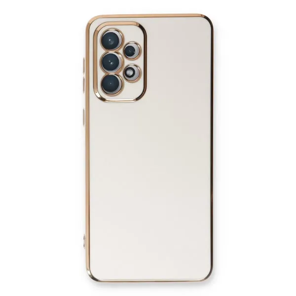 Samsung Galaxy A33 5g Kılıf Volet Silikon - Beyaz