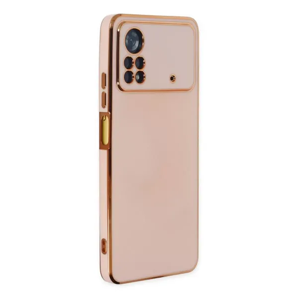 Xiaomi Poco X4 Pro 5g Kılıf Volet Silikon - Pembe