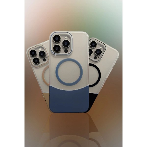 Joko Apple İphone 15 Pro Max Velar Magsafe Kapak - Natural Grey