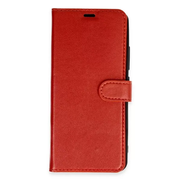 Vivo Y18 Kılıf Trend S Plus Kapaklı Kılıf - Kırmızı