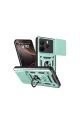 Xiaomi Redmi Note 14 4g Pars Lens Yüzüklü Silikon - Yeşil