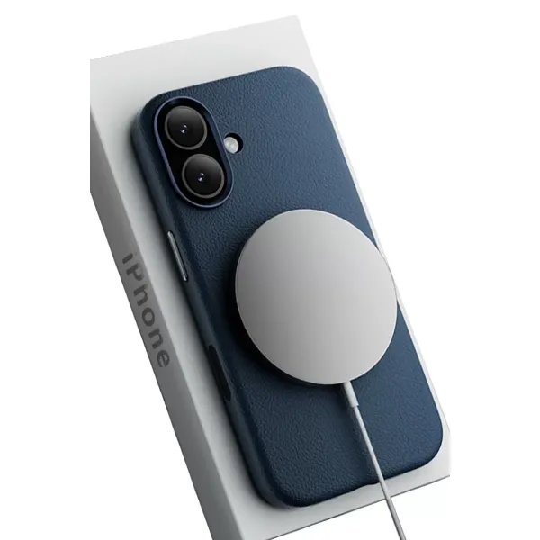 Joko Apple İphone 17 Wonder Deri Magsafe Kapak - Lacivert